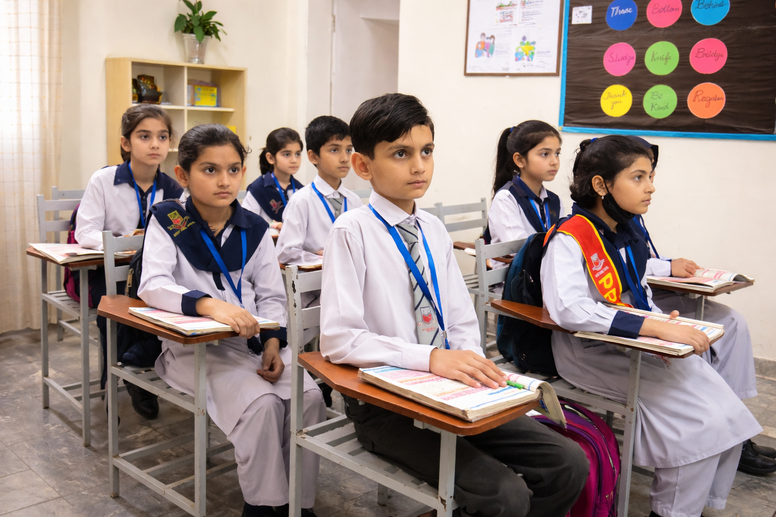 Students in classroom